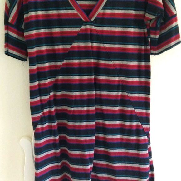 Abercrombie & Fitch T-shirt Dress Stripes size Small - Picture 5 of 5
